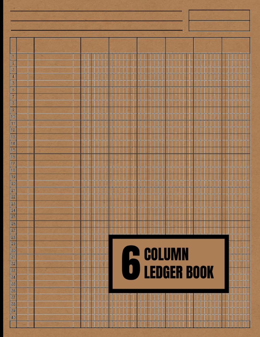 6 Column Ledger Book: Organized Bookkeeping for Home and Office Use baixar livro de graça
