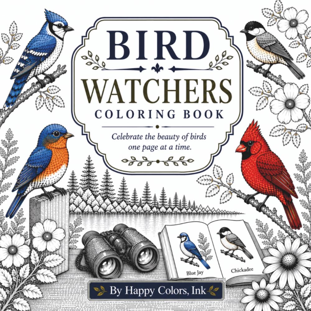 Bird Watchers Coloring Book baixar livro de graça