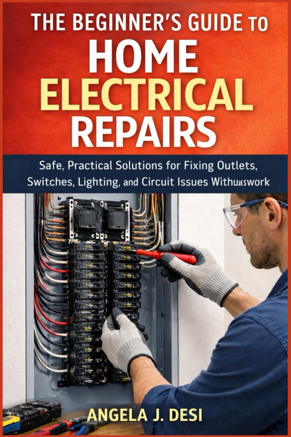 ler totalmente The Beginner's Guide to Home Electrical Repairs: Safe, Practical Solutions for Fixing Outlets, Switches, Lighting, and Circuit Issues Without Guesswork