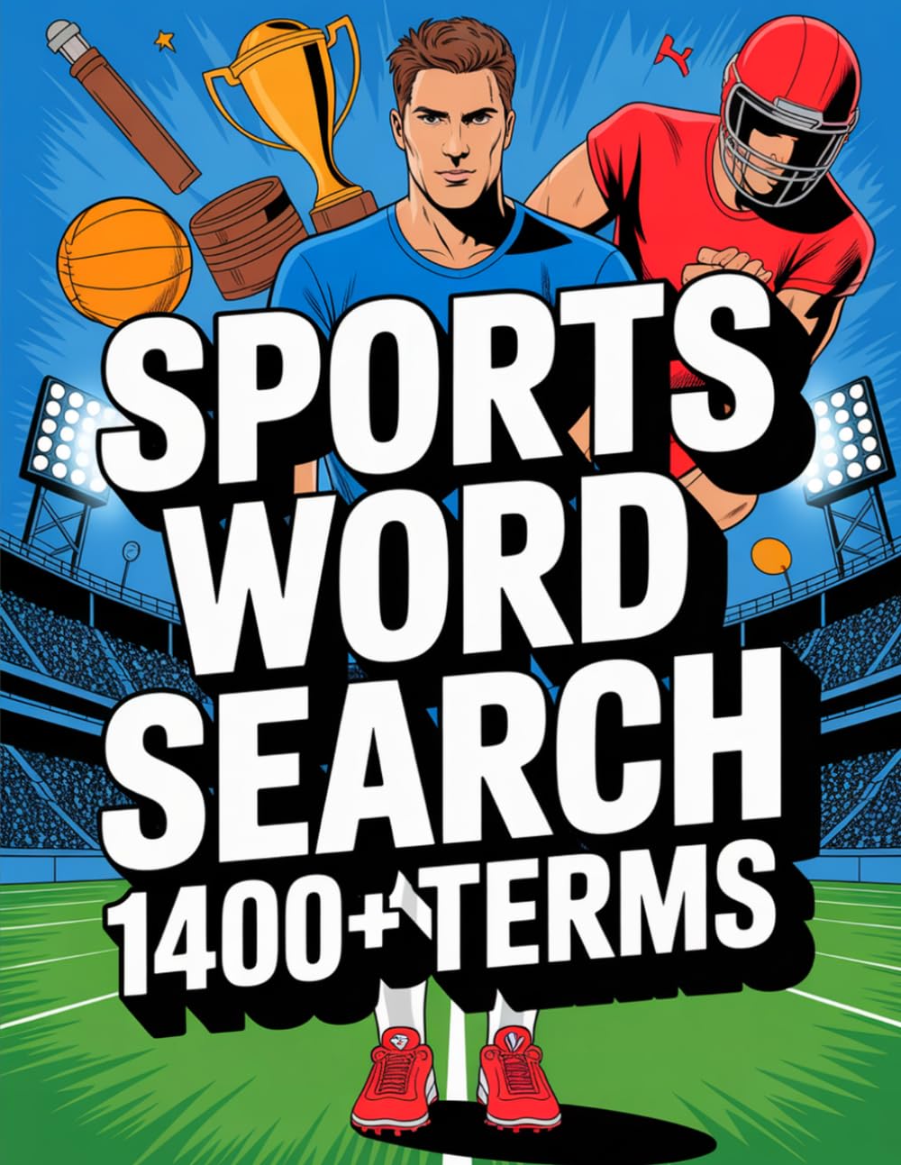 capítulo por capítulo baixar Sports Word Search 1400+ Terms: Relaxing Large Print Puzzles for Adults and Seniors | Easy-to-Read Edition with Solutions Included
