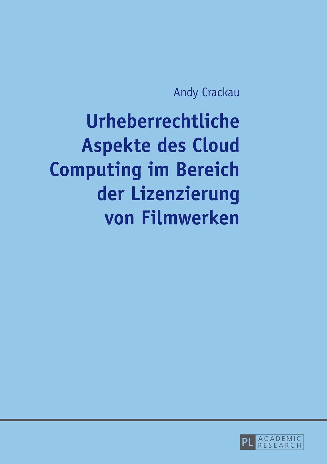 capítulo por capítulo baixar Urheberrechtliche Aspekte des Cloud Computing im Bereich der Lizenzierung von Filmwerken (German Edition)
