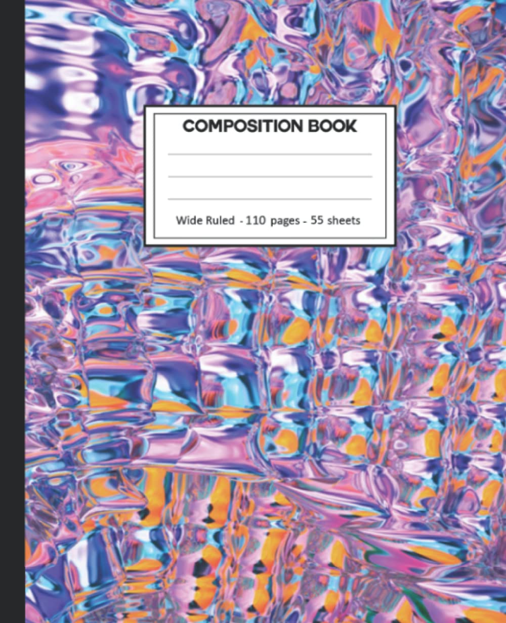ler totalmente Composition Notebook: Composition Notebook with Rainbow with purple for School.