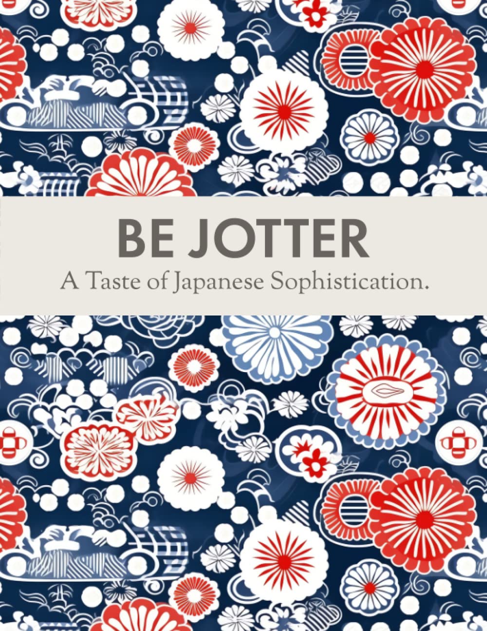 ler totalmente BE JOTTER - Haori Whispers Collection: Exquisite Oriental Patterns - 8.5 x 11, 100 Lined Pages