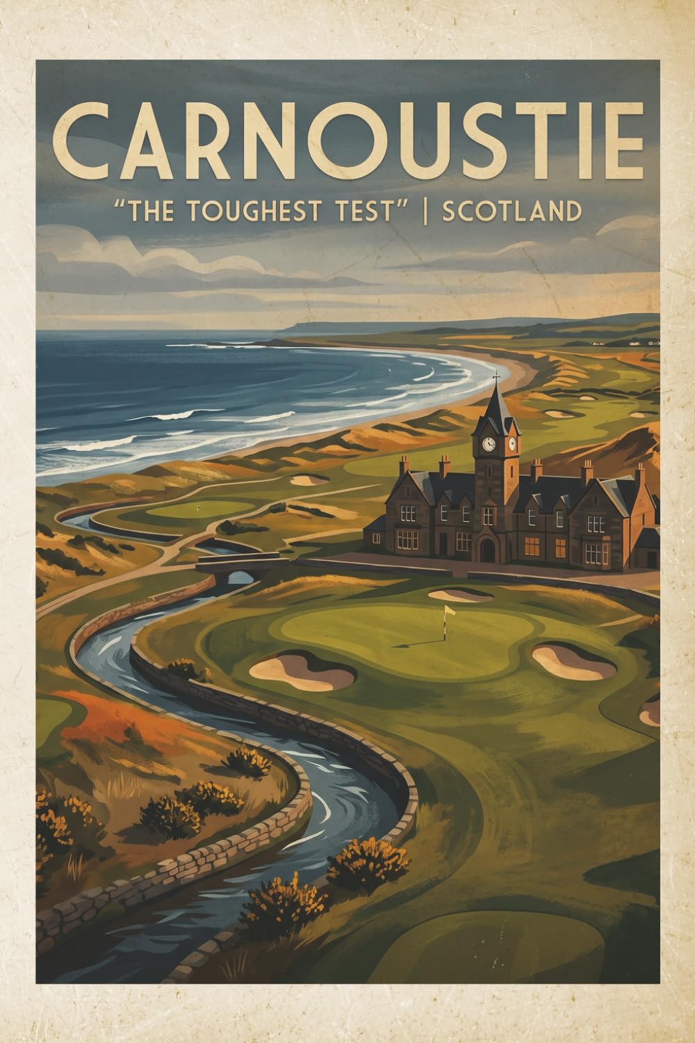 capítulo por capítulo baixar Point Nine Studio Carnoustie Golf Links Golf Course Edition – Vintage Archive Logbook & Stats Tracker