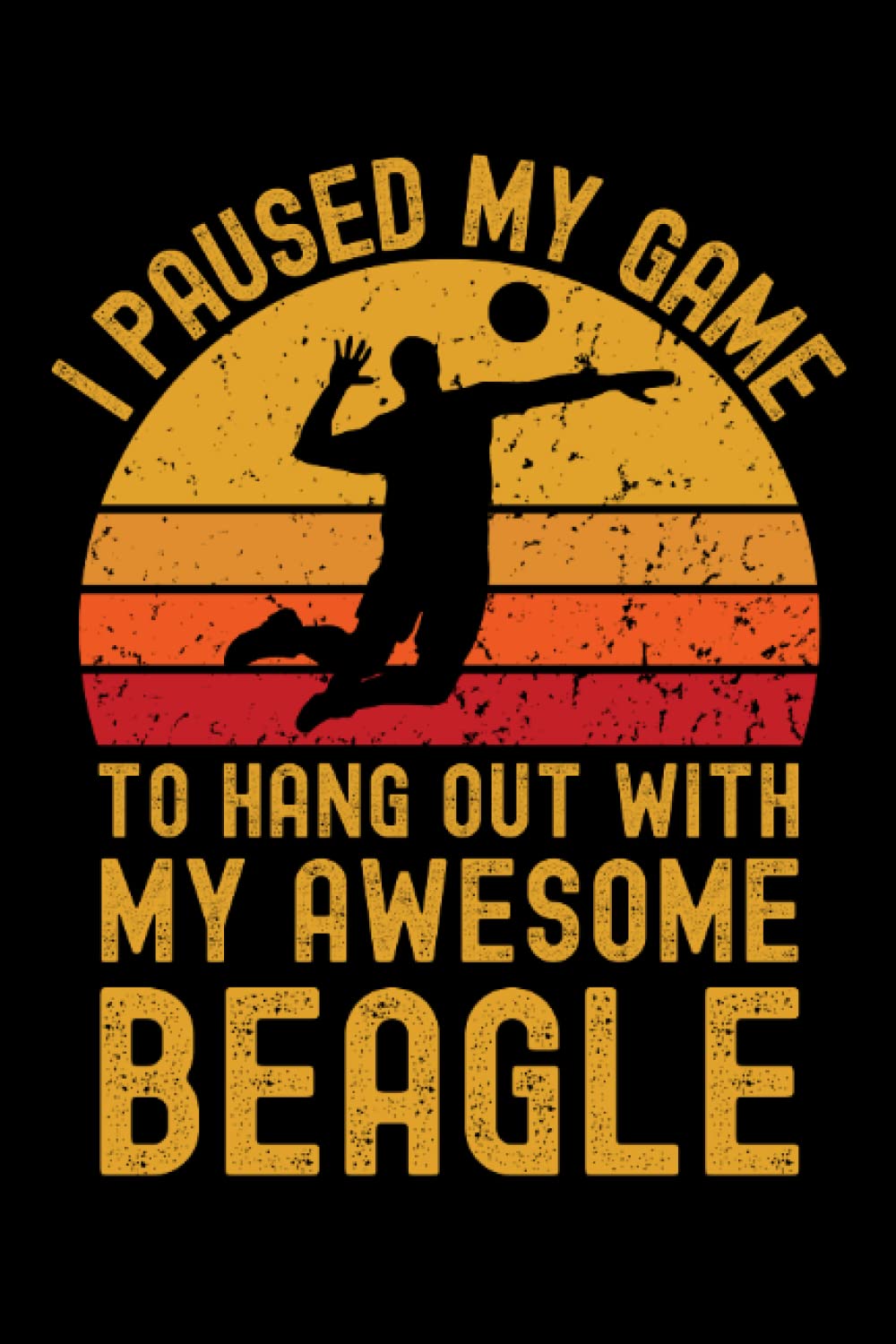 Volleyball and Beagle: 6"x9", Notes, Notebook, Journal, Diary, 120 Pages lined, Paperback Cover baixar o livro de graça