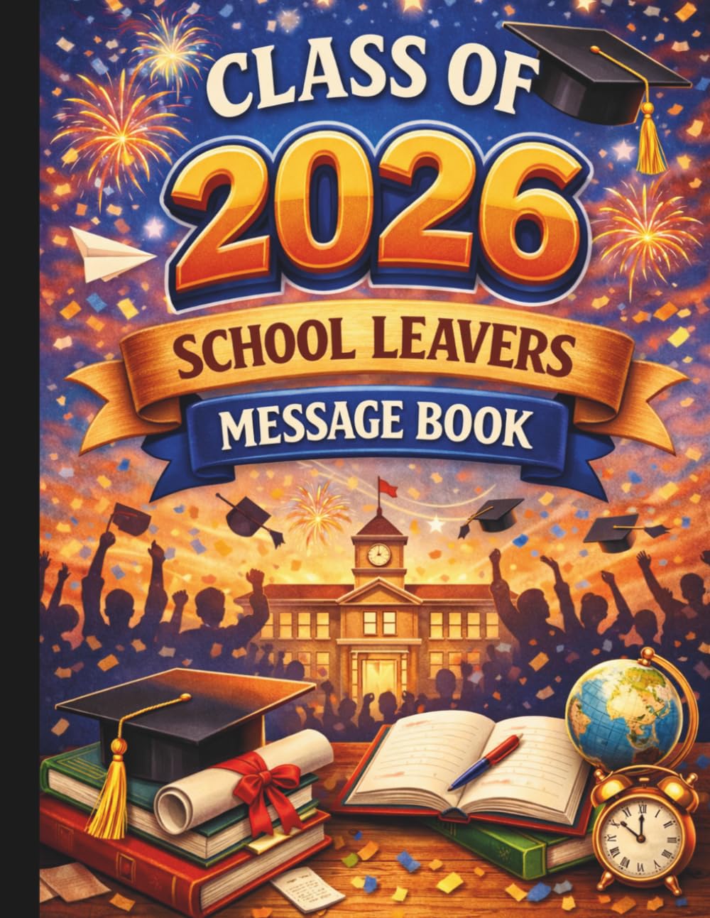 Class of 2026 School Leavers Message Book: Graduation Autograph Book for collecting messages from classmates, teachers, family and friends to celebrate the edn od school baixar o livro de graça