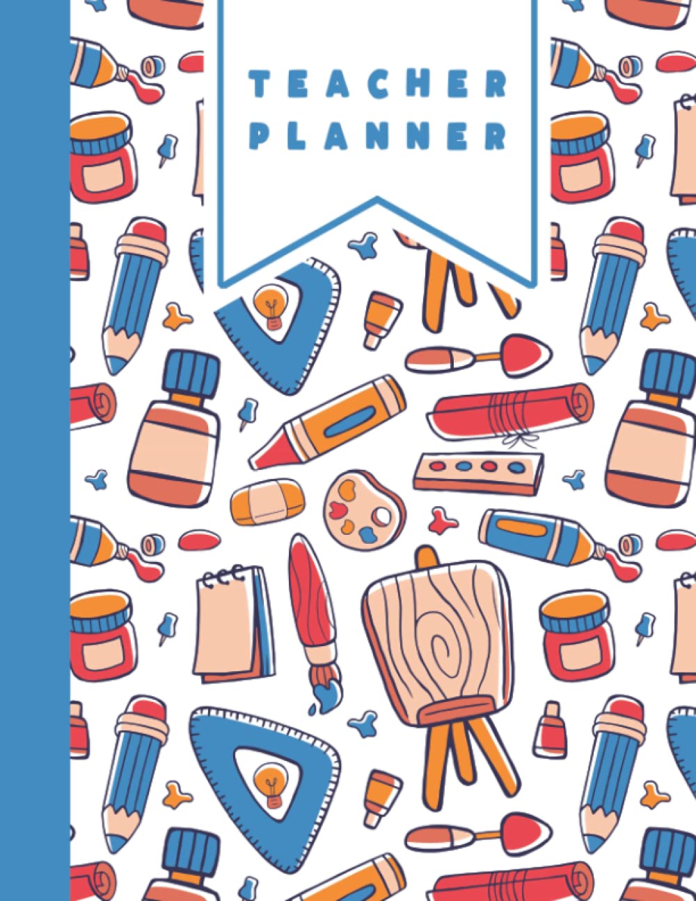 ler totalmente Teacher Planner: Color Paint Brush Gift For Art Lovers, Detailed Teacher Planner, 8.5x11