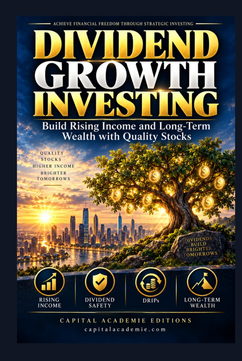 ler totalmente DIVIDEND GROWTHINVESTING: BUILDRISING INCOME ANDLONG-TERM WEALTHWITH QUALITY STOCKS: Build an income stream that has the potential to grow year after... Income, Dividend Growth, DRIP Investing)