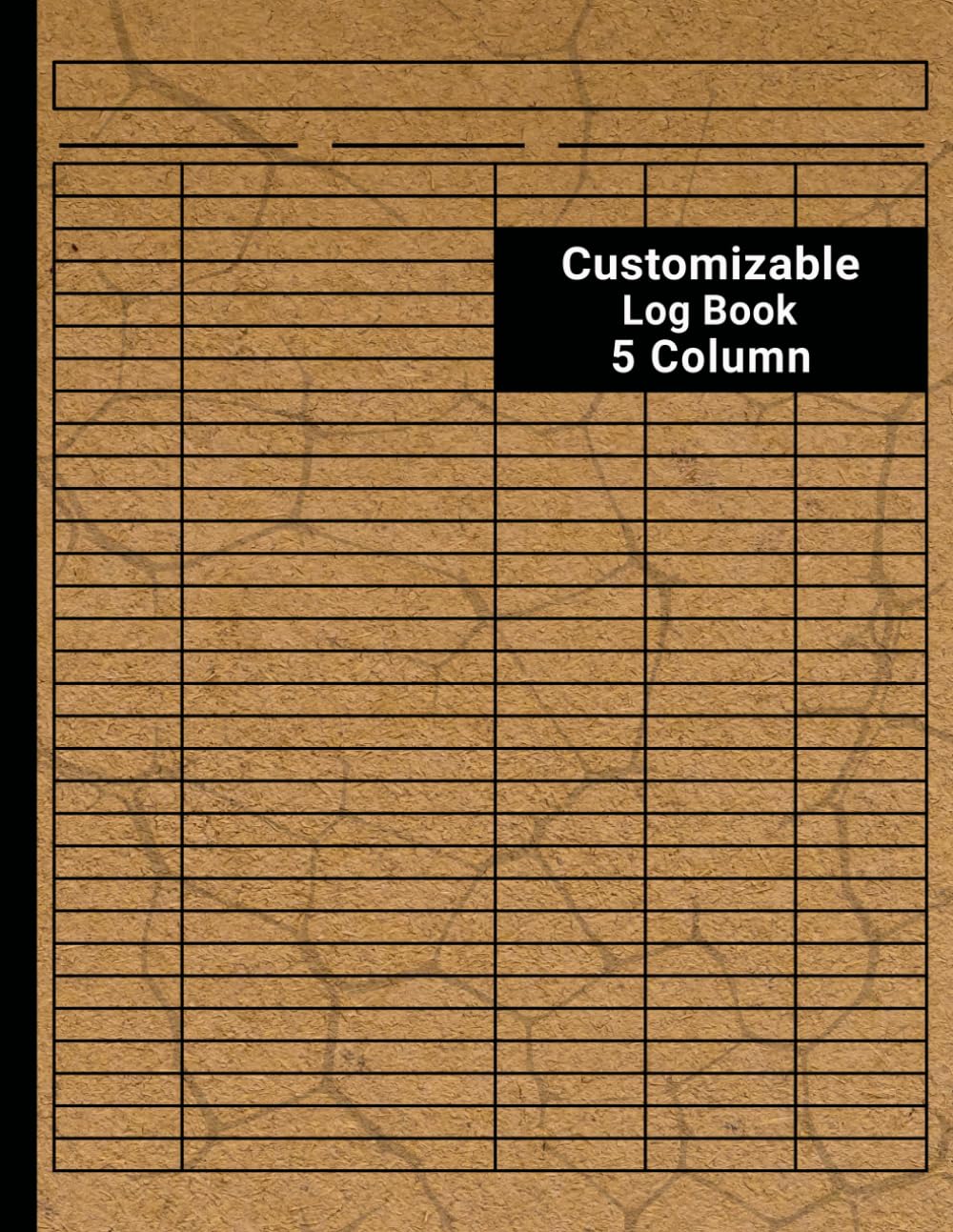 ler totalmente Customizable Log Book 5 Column: Five Column Notebook/Columnar Pad/Multipurpose Record Logbook. Customizable 5-Column Logbook for Daily Activities and Small Business Management.