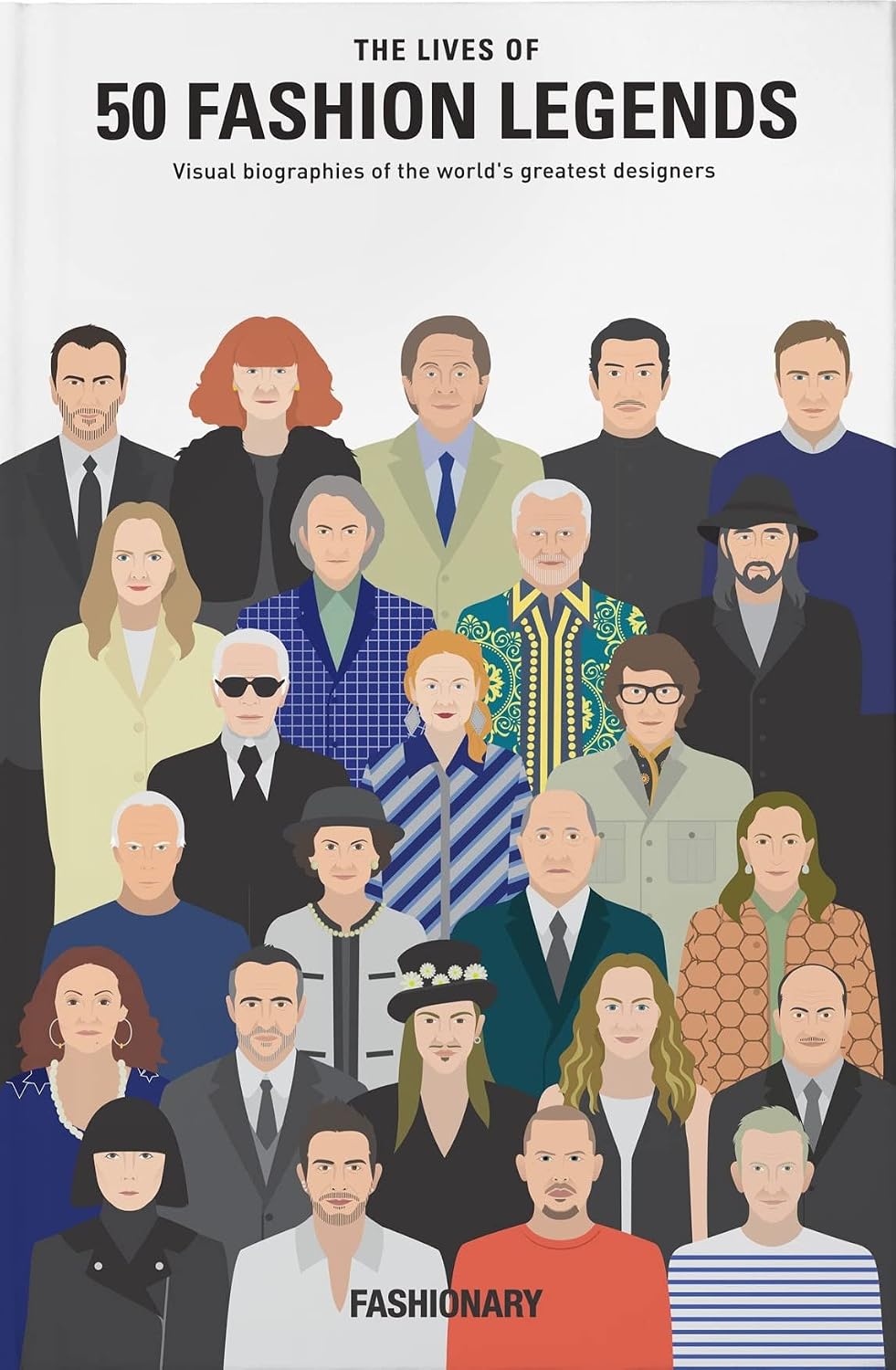 capítulo por capítulo baixar The Lives of 50 Fashion Legends: Visual biographies of the world's greatest designers