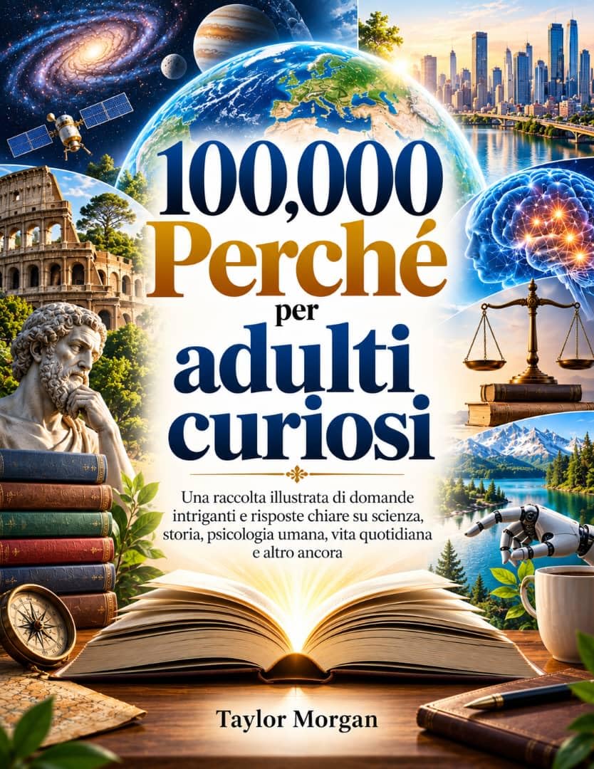 100,000 Perché per adulti curiosi: Una raccolta illustrata di domande intriganti e risposte chiare su scienza, storia, psicologia umana, vita quotidiana e altro ancora (Italian Edition) baixar o livro de graça