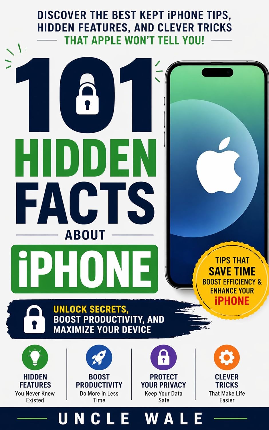 ler totalmente 101 Hidden Facts About iPhone: Unlock Secrets, Boost Productivity, and Maximize Your Device: Discover the Best Kept iPhone Tips, Hidden Features, and Clever... Apple Won’t Tell You ! (English Edition)