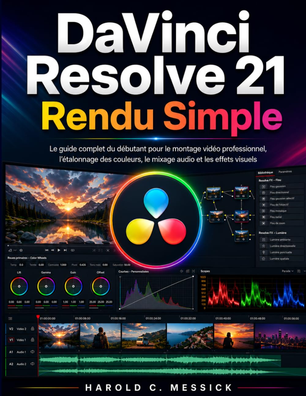ler totalmente DaVinci Resolve 21 rendu simple: La guida completa per principianti al montaggio video professionale, color grading, missaggio audio ed effetti visivi. (Italian Edition)