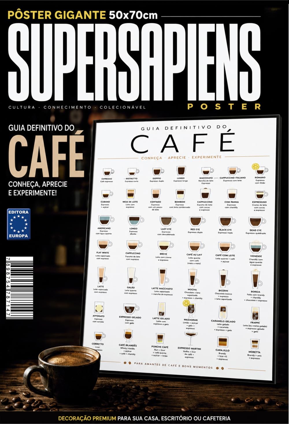 Guia do Café (Versão lisa, sem dobras, enviada em tubo protetor) - SuperSapiens Posterzine baixar o livro de graça