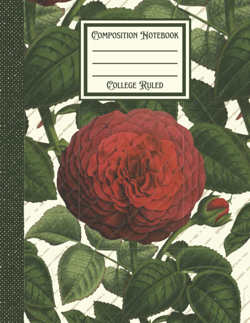Composition Notebook College Ruled: Botanical Vintage Flower Leaves illustration Cover(paperback). Vintage Diary Notebook For Students, School, College, Office, Work. baixar o livro de graça