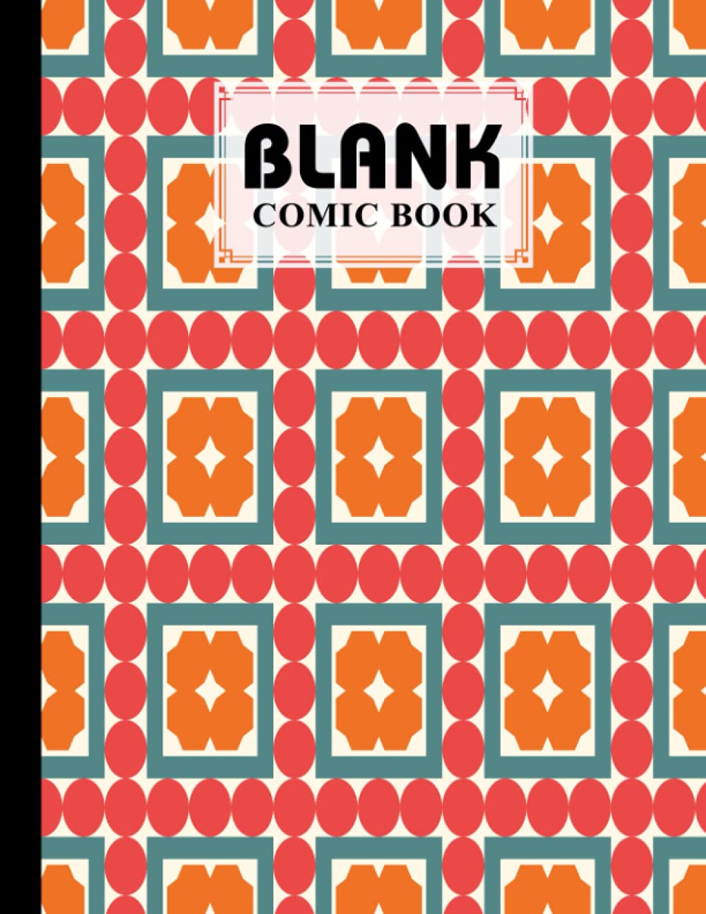 Blank Comic Book: Squares Cover Blank Comic Book, Create Your Own Story, Journal, Notebook, Sketchbook for Kids and Adults, 120 Pages - Size 8.5" x 11" Notebook by Wilfried Brandl baixar o livro de graça