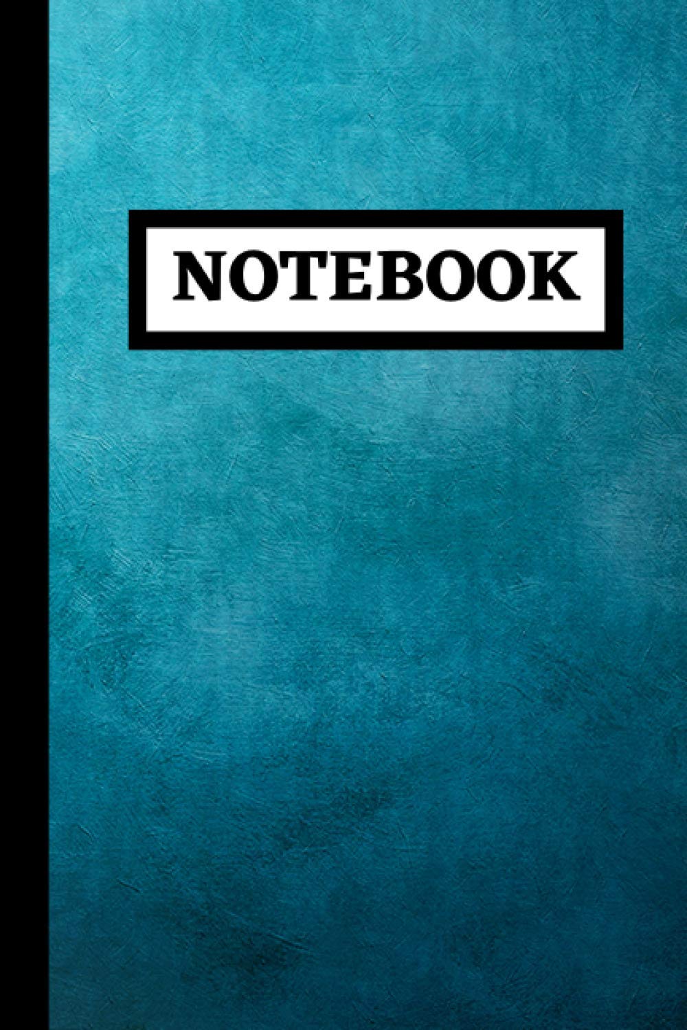 NOTEBOOK: Blue and Black Ornament Blank Lined Journal baixar o livro de graça