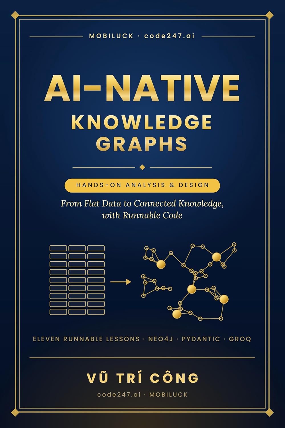 ler totalmente AI-Native Knowledge Graphs - Hands-On Analysis & Design: Eleven runnable lessons on Neo4j · Pydantic · Groq Two running cases: AlphaRe (reinsurance) and VinTech (supply chain) (English Edition)