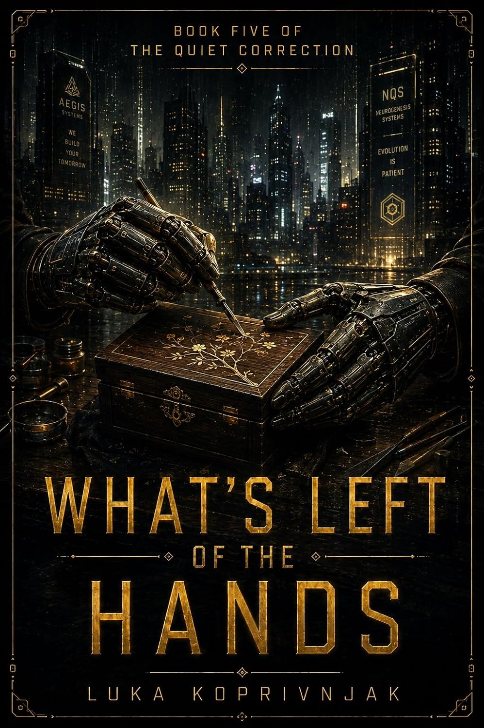 ler totalmente WHAT'S LEFT OF THE HANDS: Book Five Of The Quiet Correction (English Edition)
