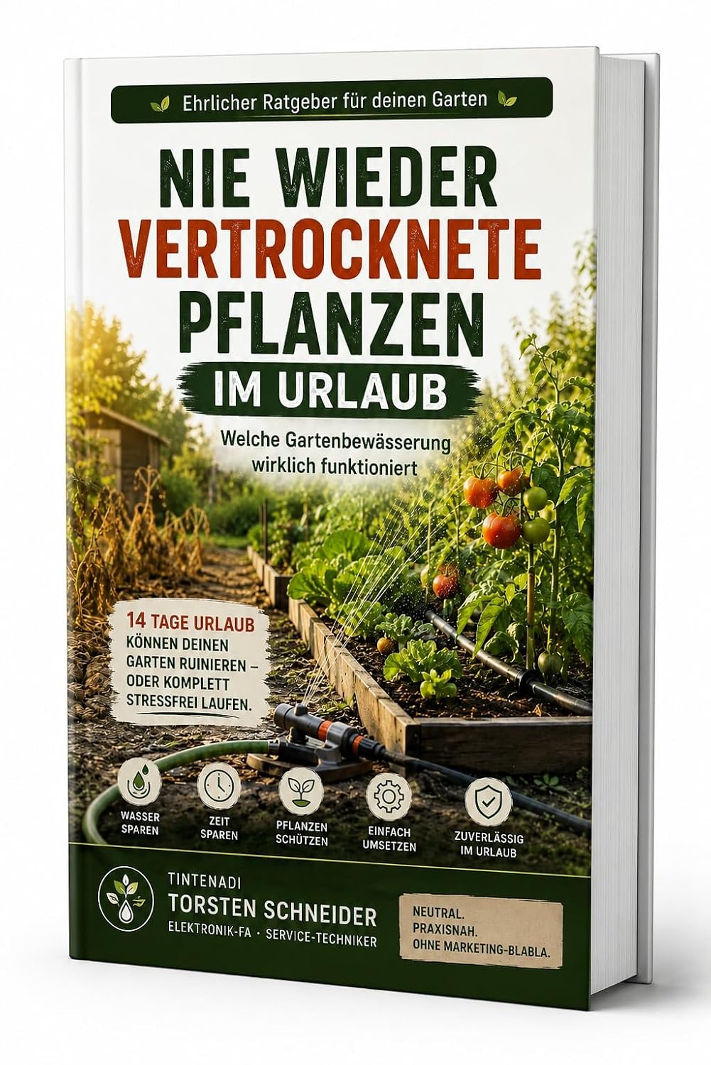 ler totalmente Nie wieder vertrocknete Pflanzen im Urlaub Welche Gartenbewässerung wirklich funktioniert – ehrlicher neutraler Ratgeber für Kleingärtner (German Edition)