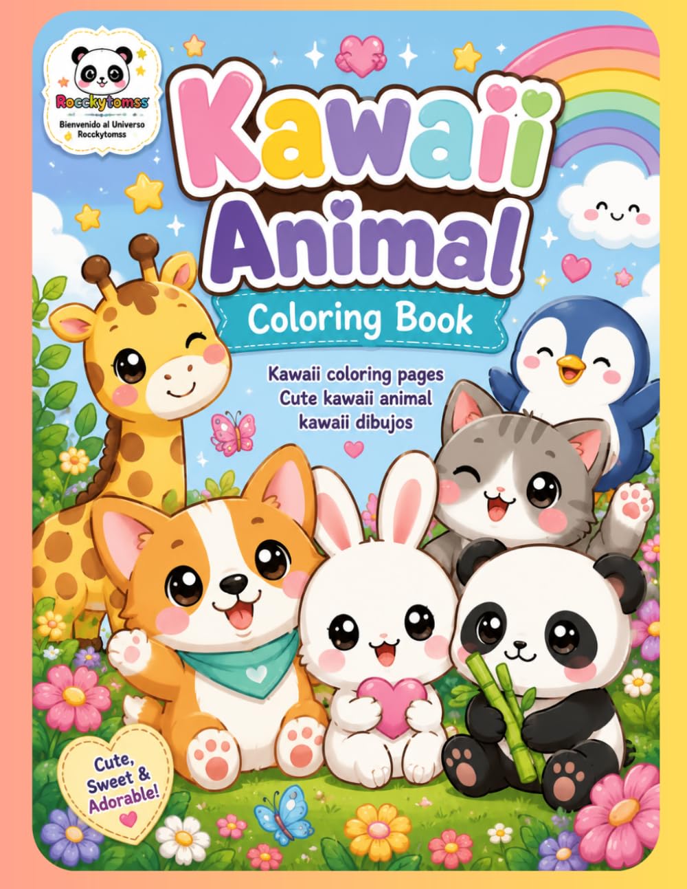 Kawaii Animal Coloring Book: Kawaii coloring pages, Cute kawaii animal,kawaii dibujos baixar o livro de graça