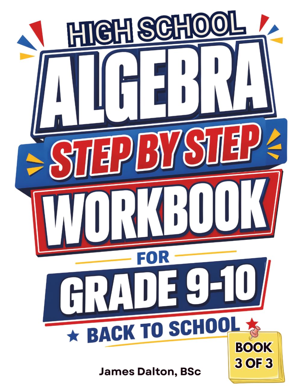 High School Algebra Step By Step Workbook For Grade 9 and 10: From Beginner to Intermediate Level of Algebra: Simplifying & Operations with Radicals |... | Quadratic Formula & Mixed Equations baixar livro de graça
