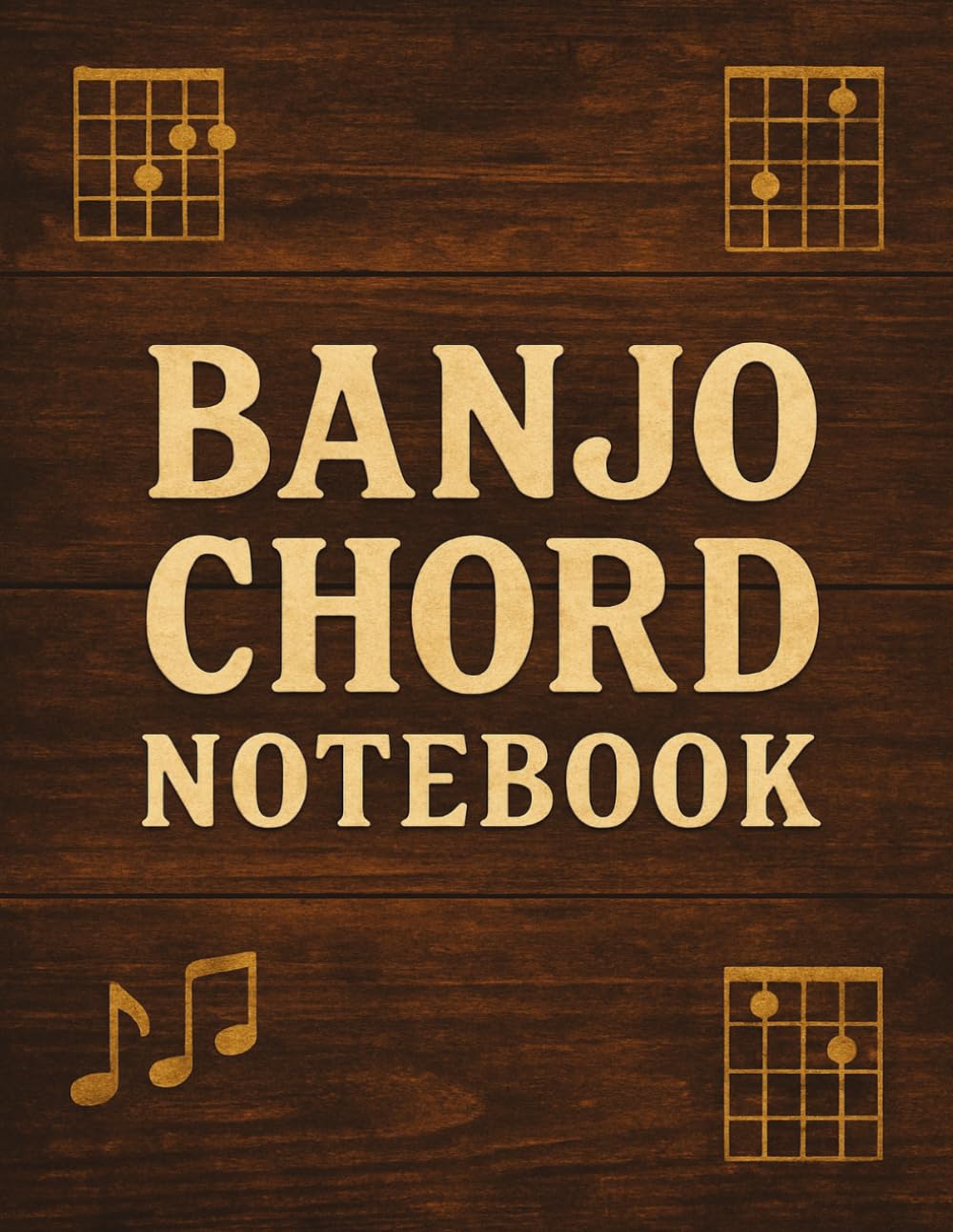 Banjo Chord Notebook: 5-String Musical Instrument Chord Grid Sheets for Bluegrass or Folk Music Players with Roll Pattern Practice, TAB and Fretboard Pages baixar o livro de graça
