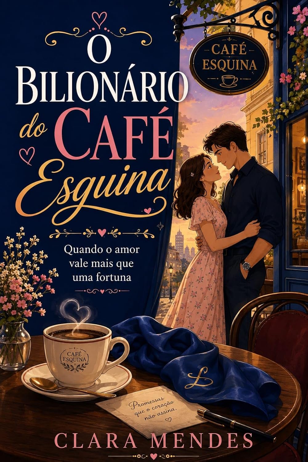 ler totalmente O Bilionário do Café Esquina: Quando o amor vale mais que uma fortuna