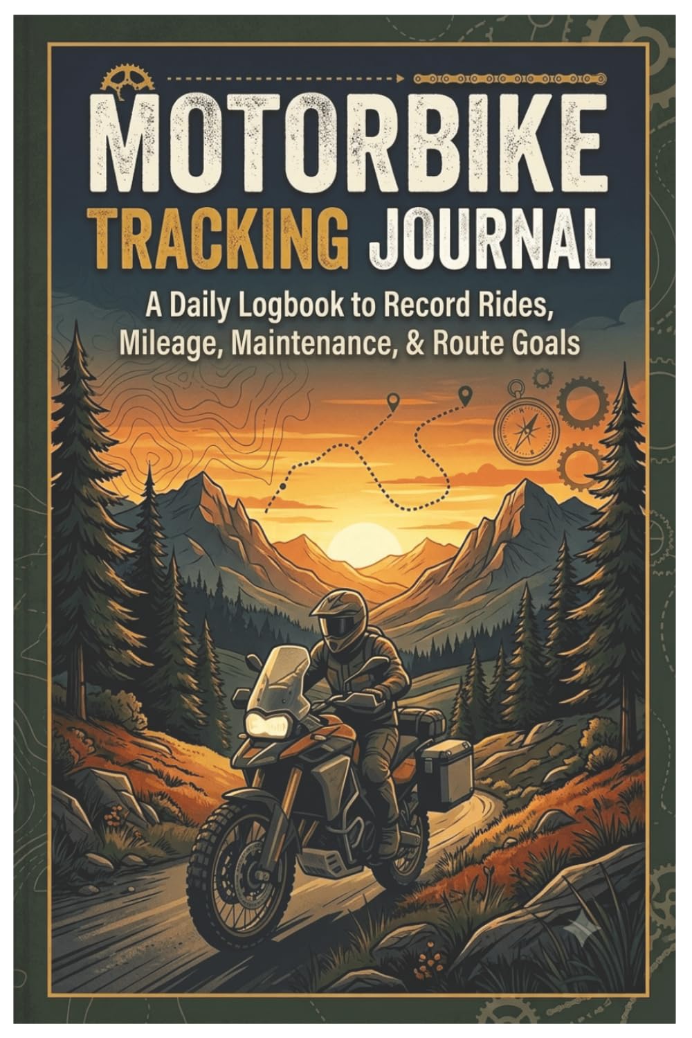 Bike Tracking Journal: A Daily Ride Log, Weekly Review, and Monthly Maintenance Checklist for Bikers baixar livro de graça