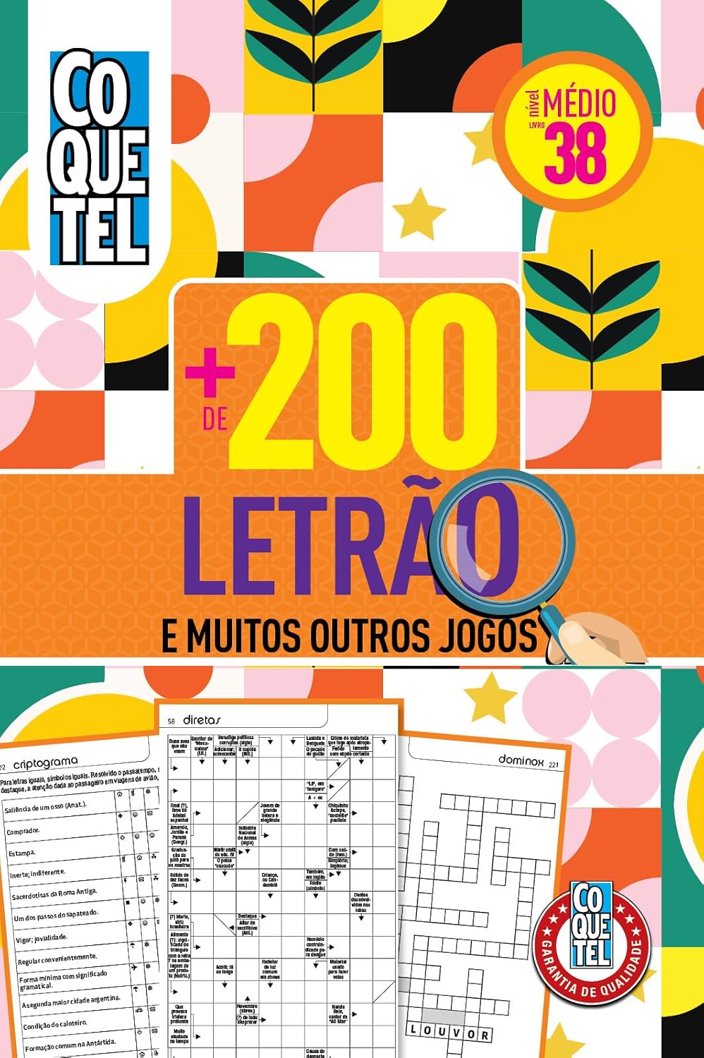 ler totalmente Livro Coquetel Mais de 200 Letrão 38: Nível Médio