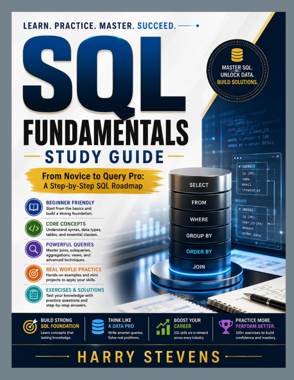 capítulo por capítulo baixar SQL Fundamentals Study Guide: From Novice to Query Pro: A Step-by-Step SQL Roadmap