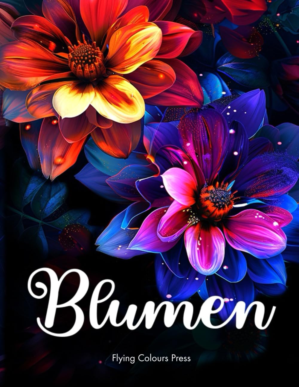 Bezaubernde Blumen: Ein Malbuch für Erwachsene mit wunderschönen und entspannenden Blumen- und Blütenmotiven (German Edition)