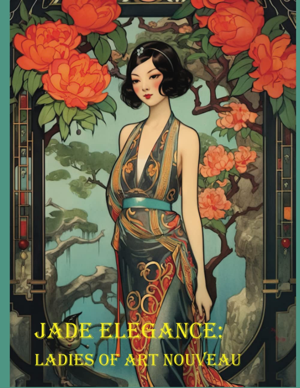 Jade Elegance: Ladies of Art Nouveau (Timeless Grace: Women in Art Coloring Books) baixar o livro de graça