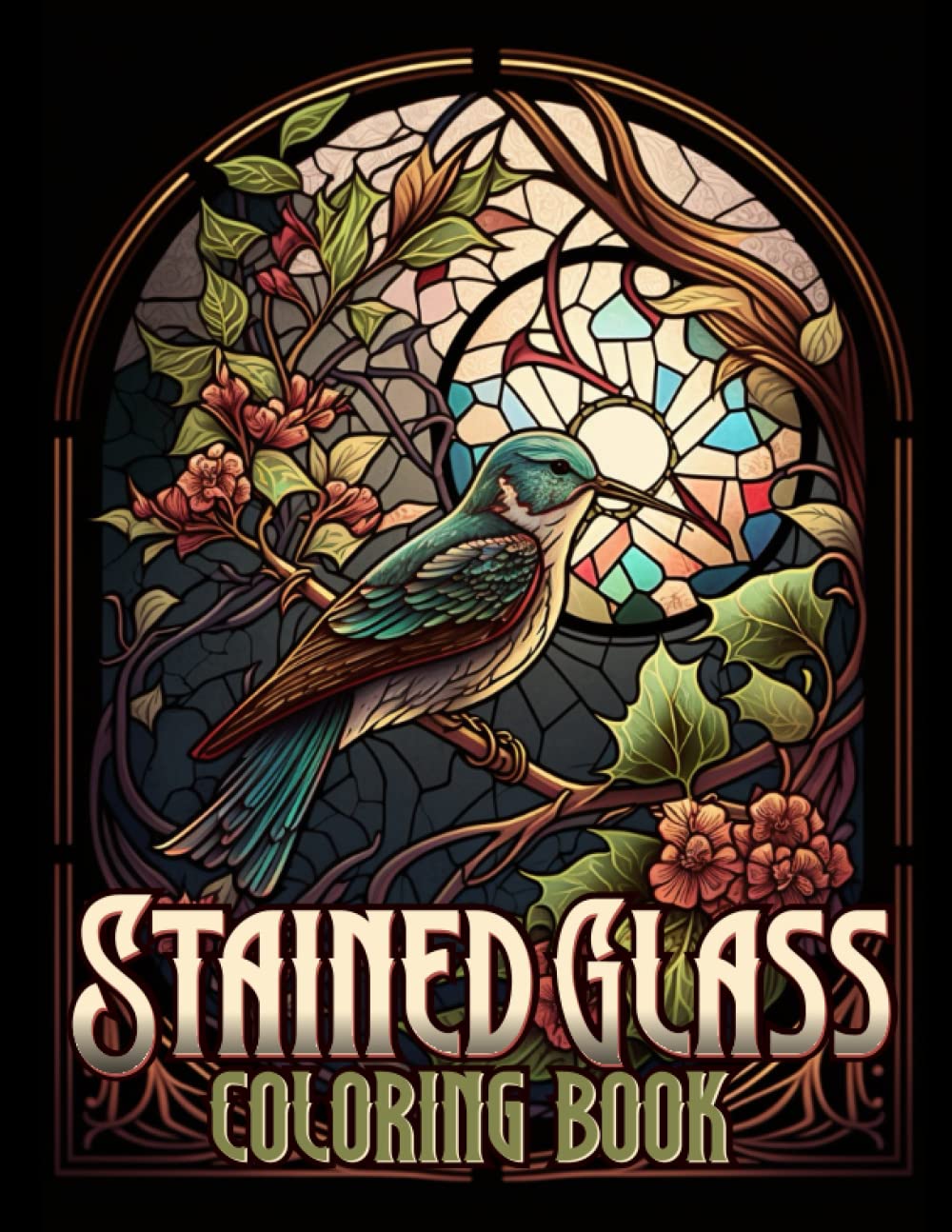 Stained Glass Coloring Book: A relaxing coloring book for Adults and Teens | with 40 unique and beautiful Stained Glass Designs like Birds, Flowers,... Images for Stress Relief & Creativity baixar o livro de graça