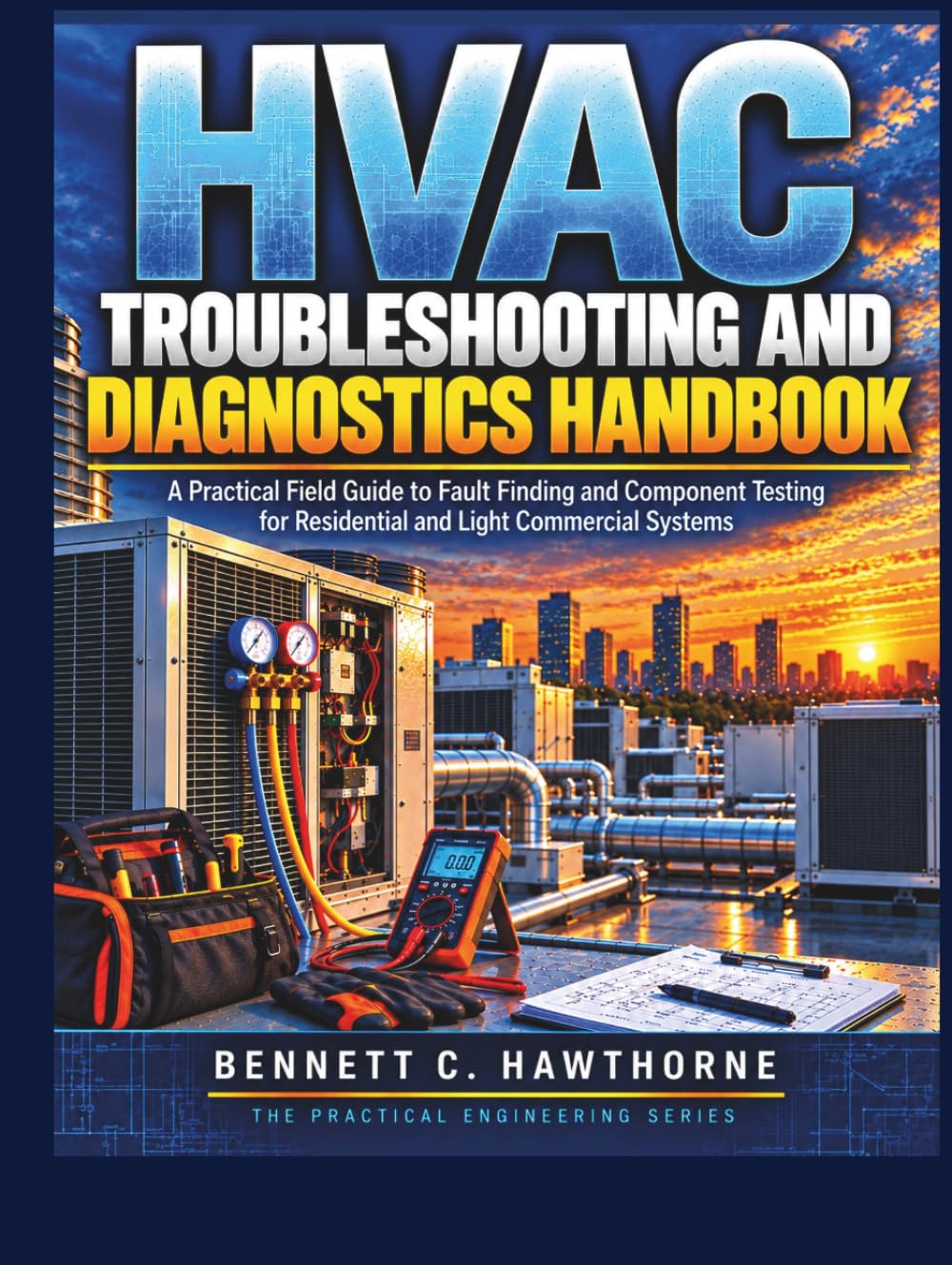 ler totalmente HVAC Troubleshooting and Diagnostics Handbook: A Practical Field Guide to Fault Finding and Component Testing for Residential and Light Commercial Systems (The Practical Engineering Series)