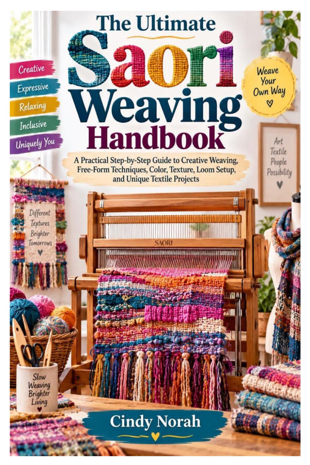 capítulo por capítulo baixar The Ultimate Saori Weaving Handbook: A Practical Step-by-Step Guide to Creative Weaving, Free-Form Techniques, Color, Texture, Loom Setup, and Unique Textile Projects