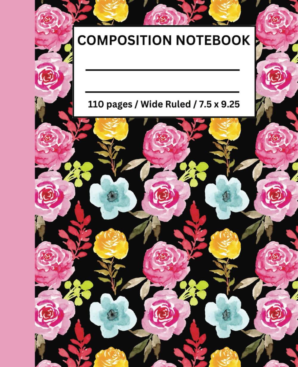 ler totalmente Composition Notebook: College Ruled Notebook | Teens & Adults | 7.5"x9.25" | 110 pages | Notebook for School | Journal Notebook | Workbook for Girls