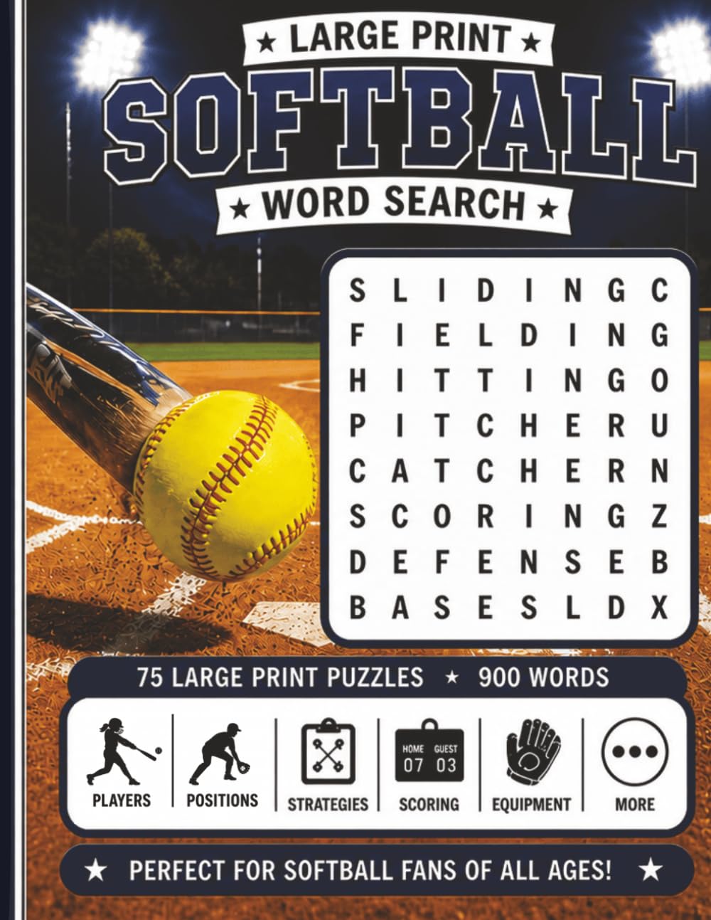 Large Print Softball Word Search baixar livro de graça