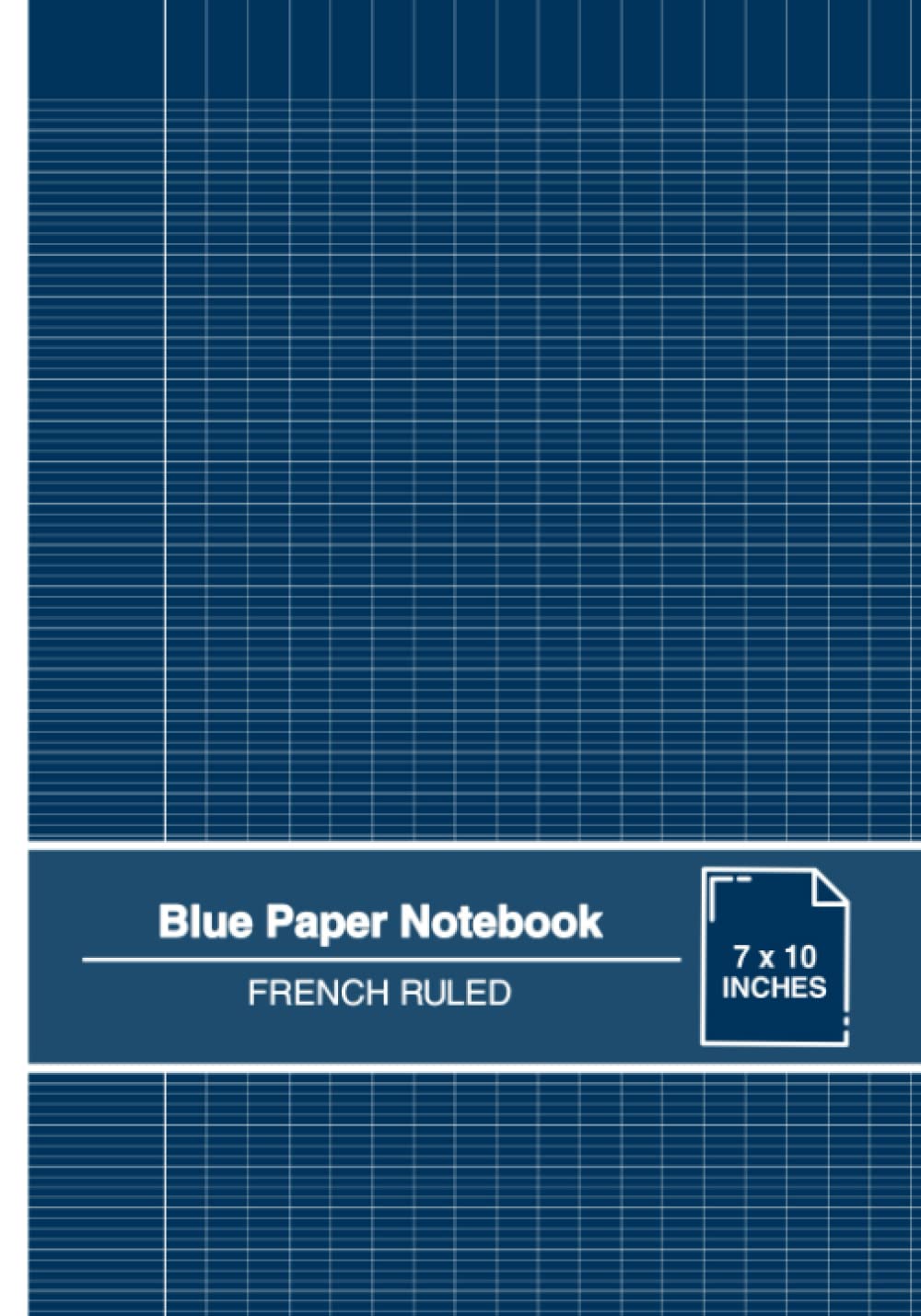 capítulo por capítulo baixar Blue Paper Notebook: French Ruled | For use with Gel Pens and White Ink | Cyanotype Look | Medium