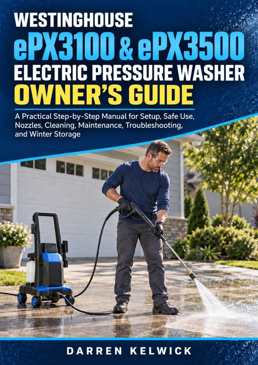 WESTINGHOUSE ePX3100 & ePX3500 ELECTRIC PRESSURE WASHER OWNER’S GUIDE: A Practical Step-by-Step Manual for Setup, Safe Use, Nozzles, Cleaning, Maintenance,... and Winter Storage (English Edition) baixar o livro de graça
