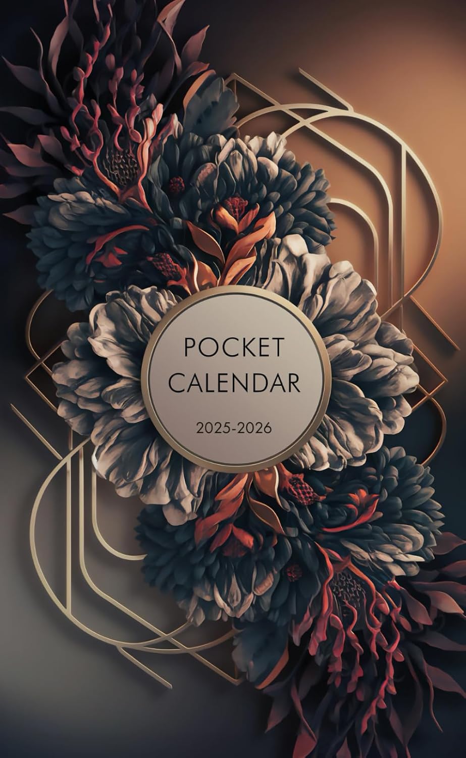 ler totalmente Pocket Calendar 2025-2026 for Purse – Floral v1 | 2 Year Pocket Planner January 2025 - December 2026 | Small Pocket Size 4 x 6.5