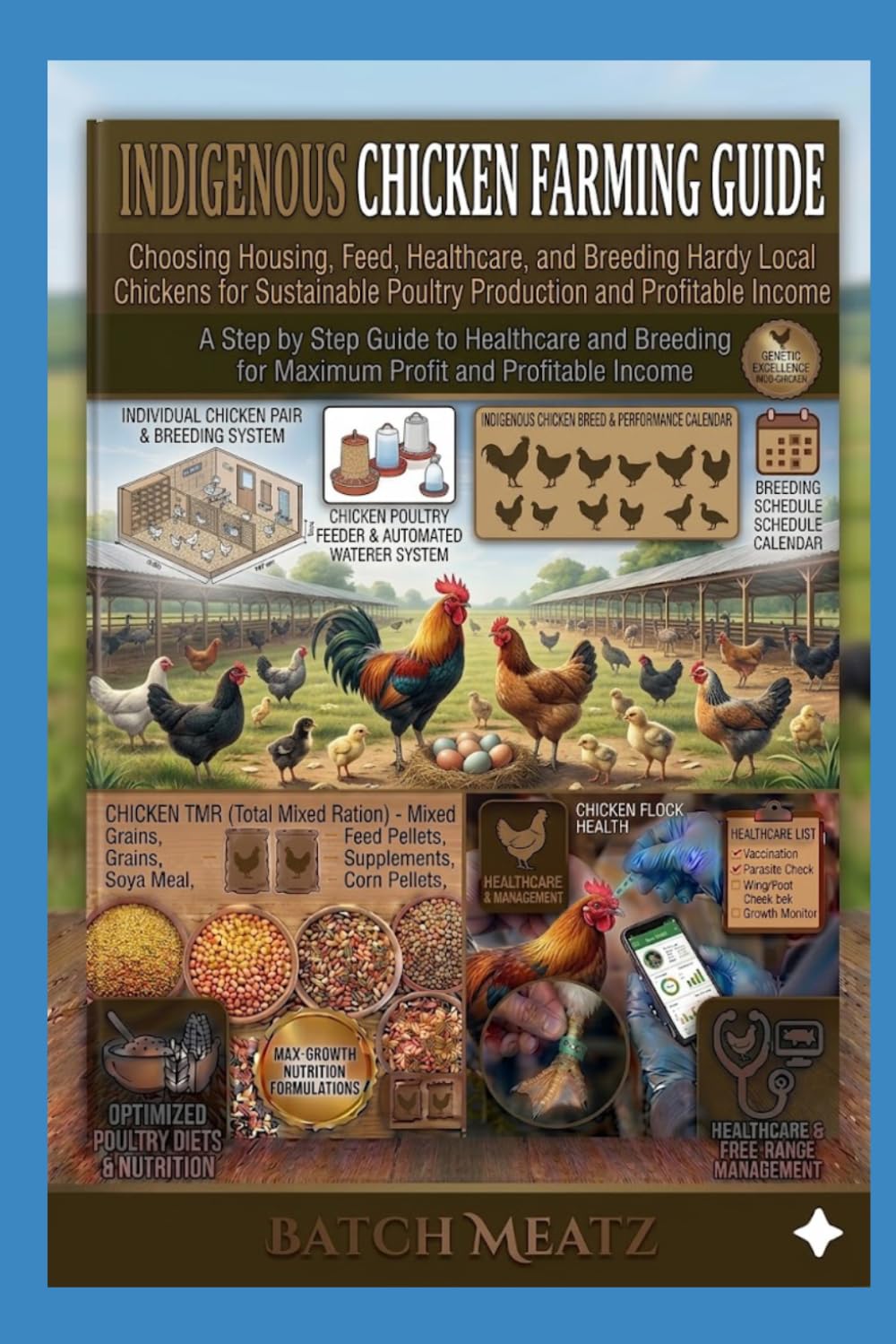 ler totalmente Indigenous Chicken Farming Guide: Choosing Housing, Feed, Healthcare, and Breeding Hardy Local Chickens for Sustainable Poultry Production and Profitable Income