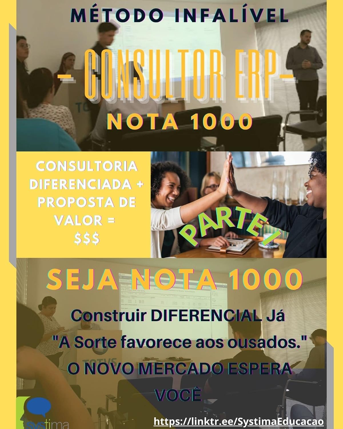 ler totalmente Consultor ERP Nota 1000 | Atinja seus Objetivos Profissionais Implementando Sistemas de Gestão ERP: Um guia-chave que quebra segredos sobre os atributos de um Consultor de Implantação de Sistemas.