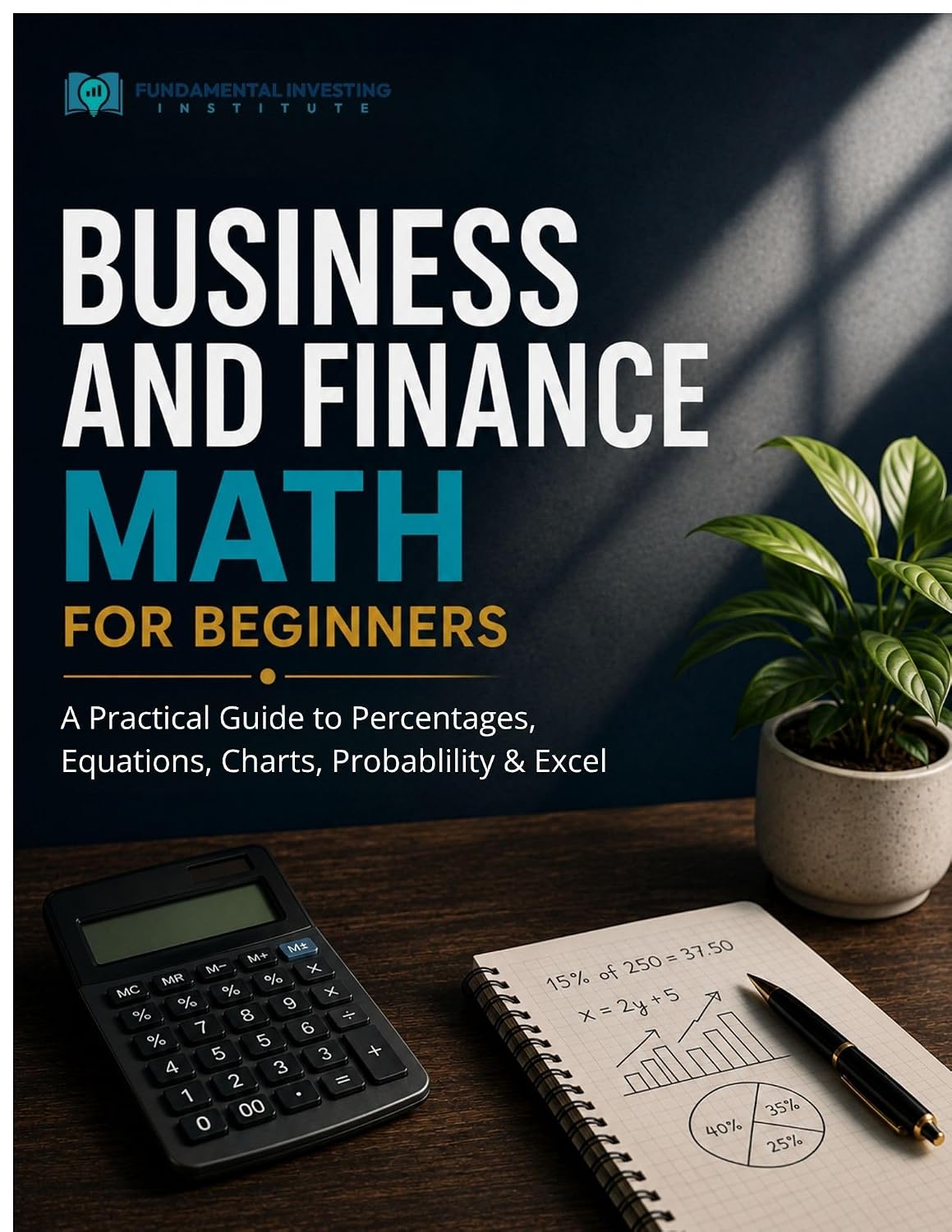 ler totalmente Business and Finance Math for Beginners: A Practical Guide to Percentages, Equations, Charts, Probability & Excel (English Edition)