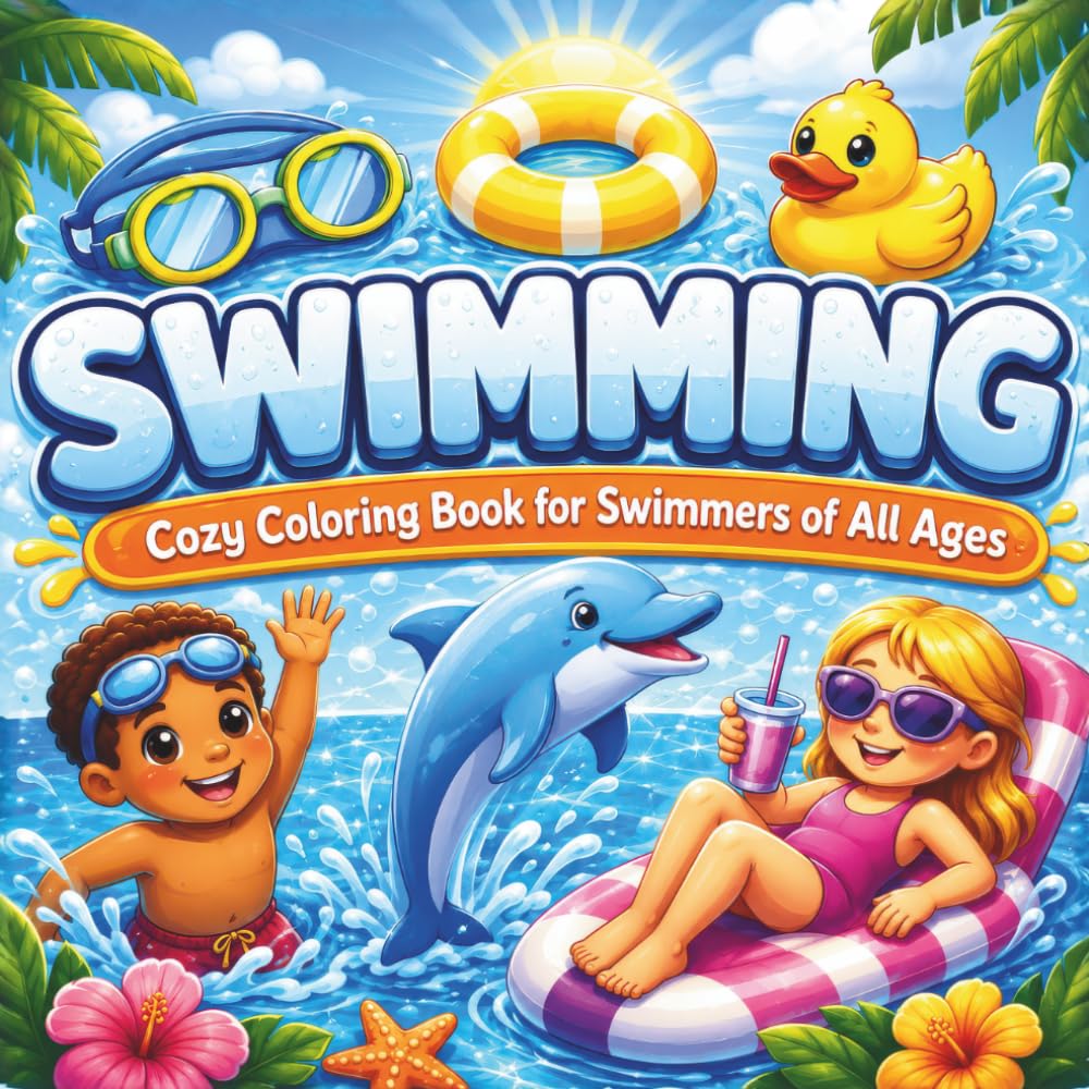 ler totalmente Swimming: Cozy Coloring Book for Swimmers of All Ages (L&F Cozy Sports)