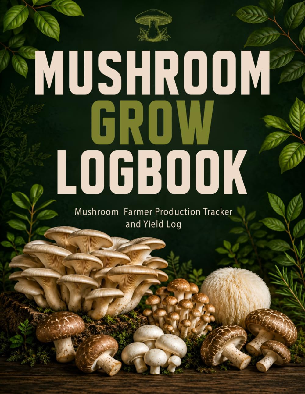 capítulo por capítulo baixar Mushroom Grow Logbook: Mushroom Farmer Production Tracker and Yield Log: Outdoor and Indoor Fungi Cultivation Journal for Substrates, Spores, and Flushes