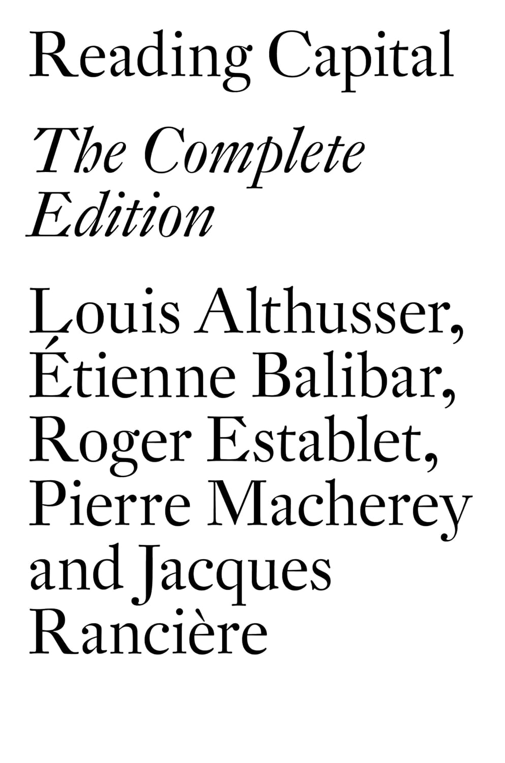 ler totalmente Reading Capital: The Complete Edition