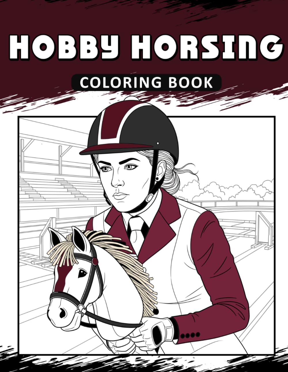 capítulo por capítulo baixar Hobby Horsing Coloring Book: The Activity Book for Equestrian Lovers