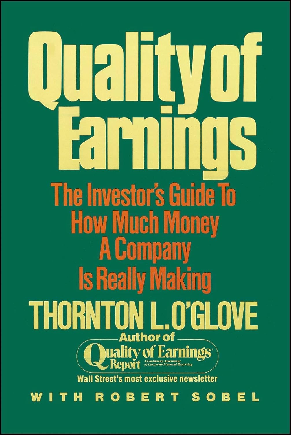 ler totalmente Quality of Earnings