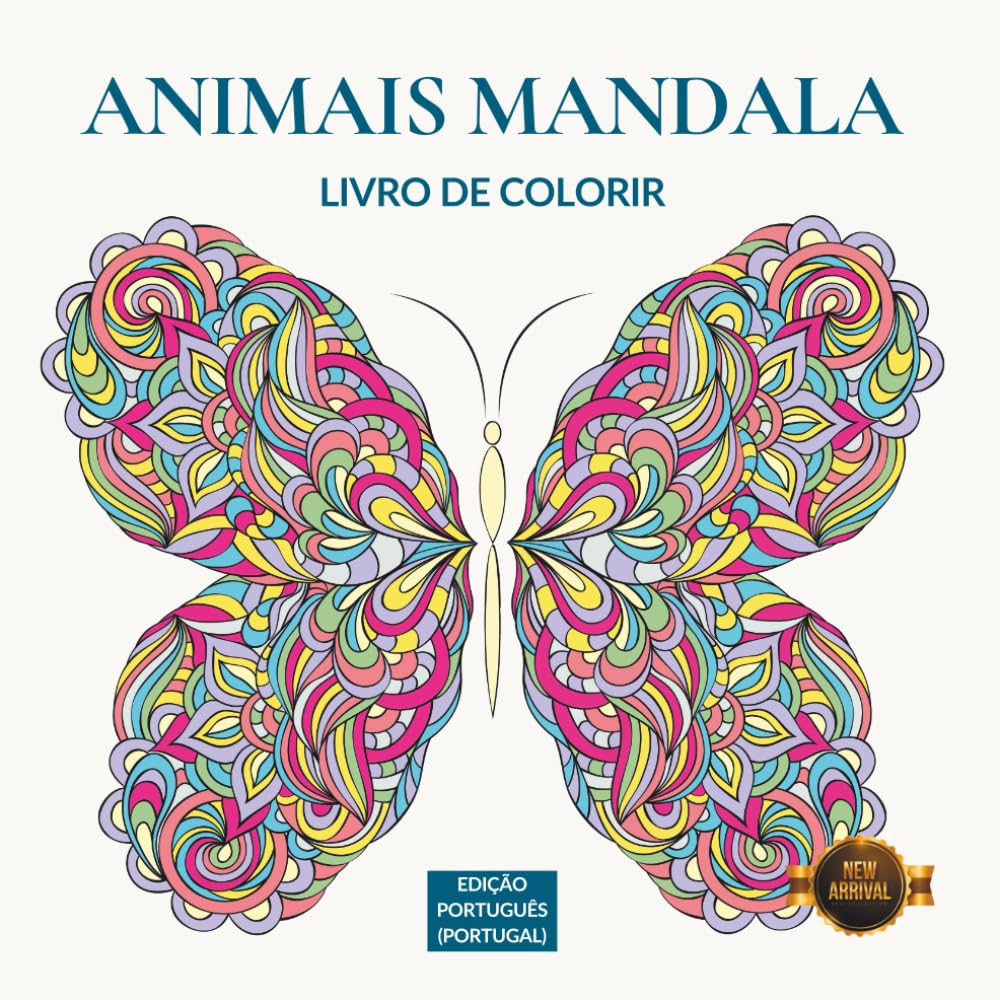 Animais Mandala - Livro de Colorir para Adultos e Crianças: um livro de colorir com animais em estilo mandala e curiosidades para aliviar o stress (Portuguese Edition) baixar livro de graça
